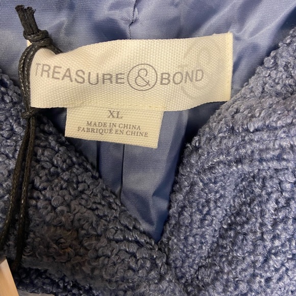 Treasure & Bond Mixed Media Shacket Various Sizes New With Tags - Picture 4 of 10